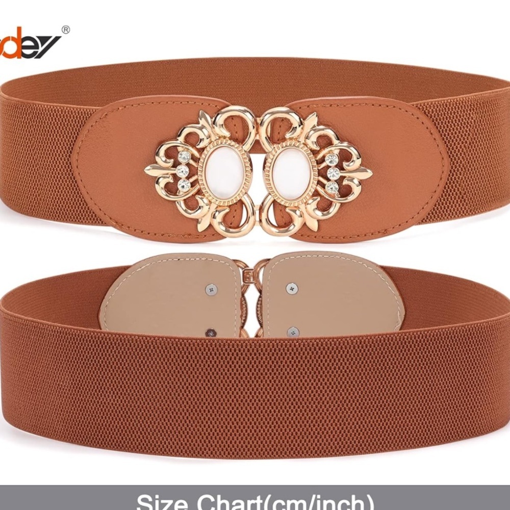 Elastic vintage cinch belt